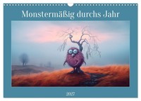 "Calendar 2027 · US Version · Monster Through The Year (Wall Calendar 2027 17\" ×"
