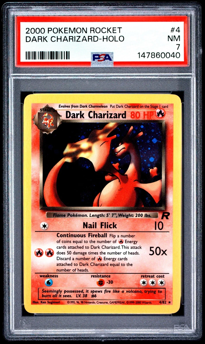 Darkness Charizard Pokémon TCG Team Rocket Individual Collectible