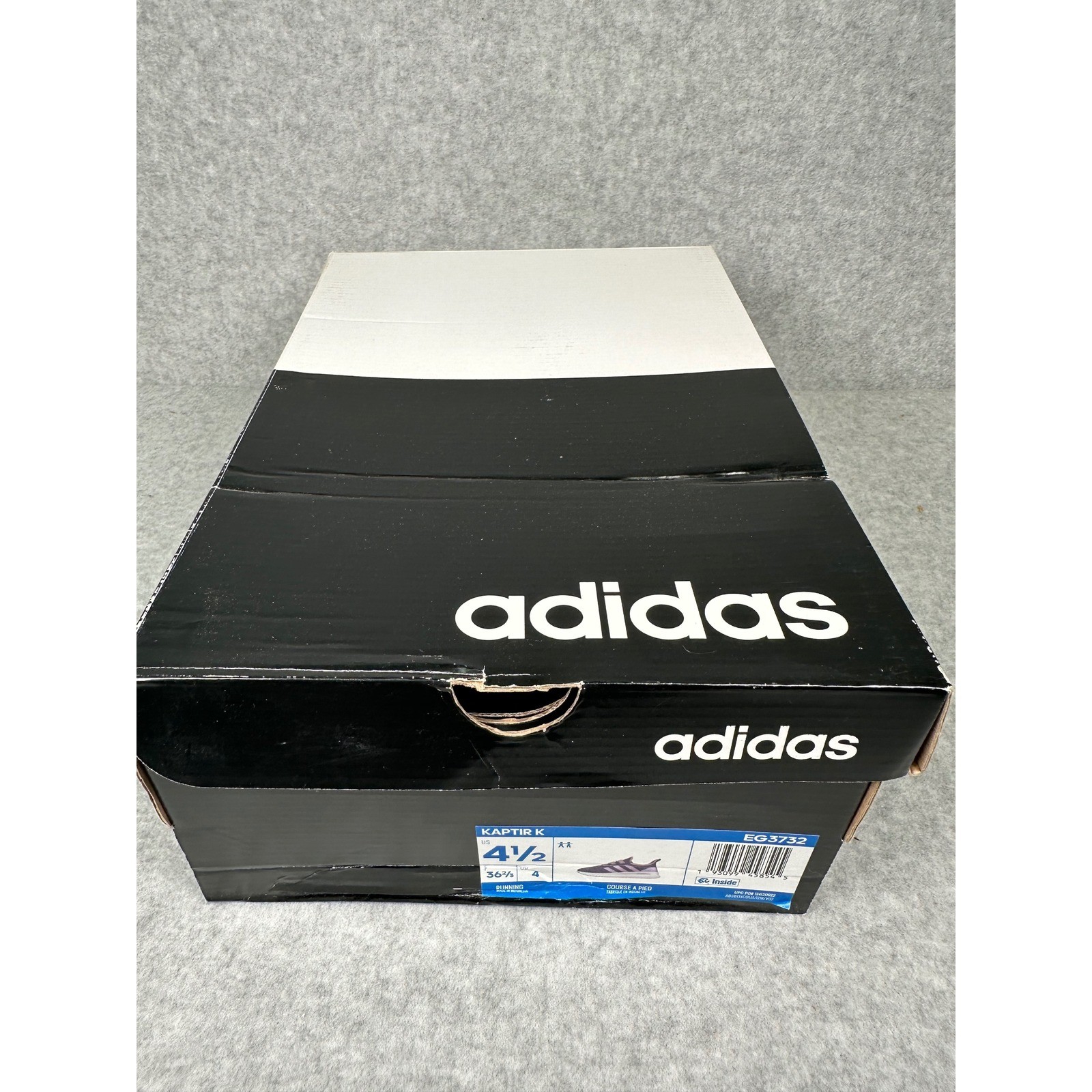 Adidas Kaptir K Big Kids Size 4.5 Sneakers Purple Athletic Running Shoes thumbnail 7