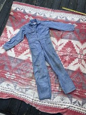 Vintage Coveralls Child  s Kids Big Ben Wrangler HBT Garage Denim Mechanic