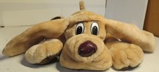 Vintage Shalom Toy Company Beagle Hound Dog Pup 13" Plush Beige Rare Vinyl Nose