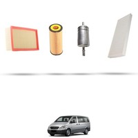 Hoffcar Set Service - 4 Filter FüR Mercedes Vito II (639) 126 190Kw Von 2007