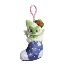 Pokemon Center Sprigati Plush Key chain Christmas Holiday Festival Stocking 2023