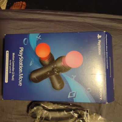 PlayStation Move Motion  Controllers Two Pack PS3 PS4 Very Good PlayStation 4 6Z
