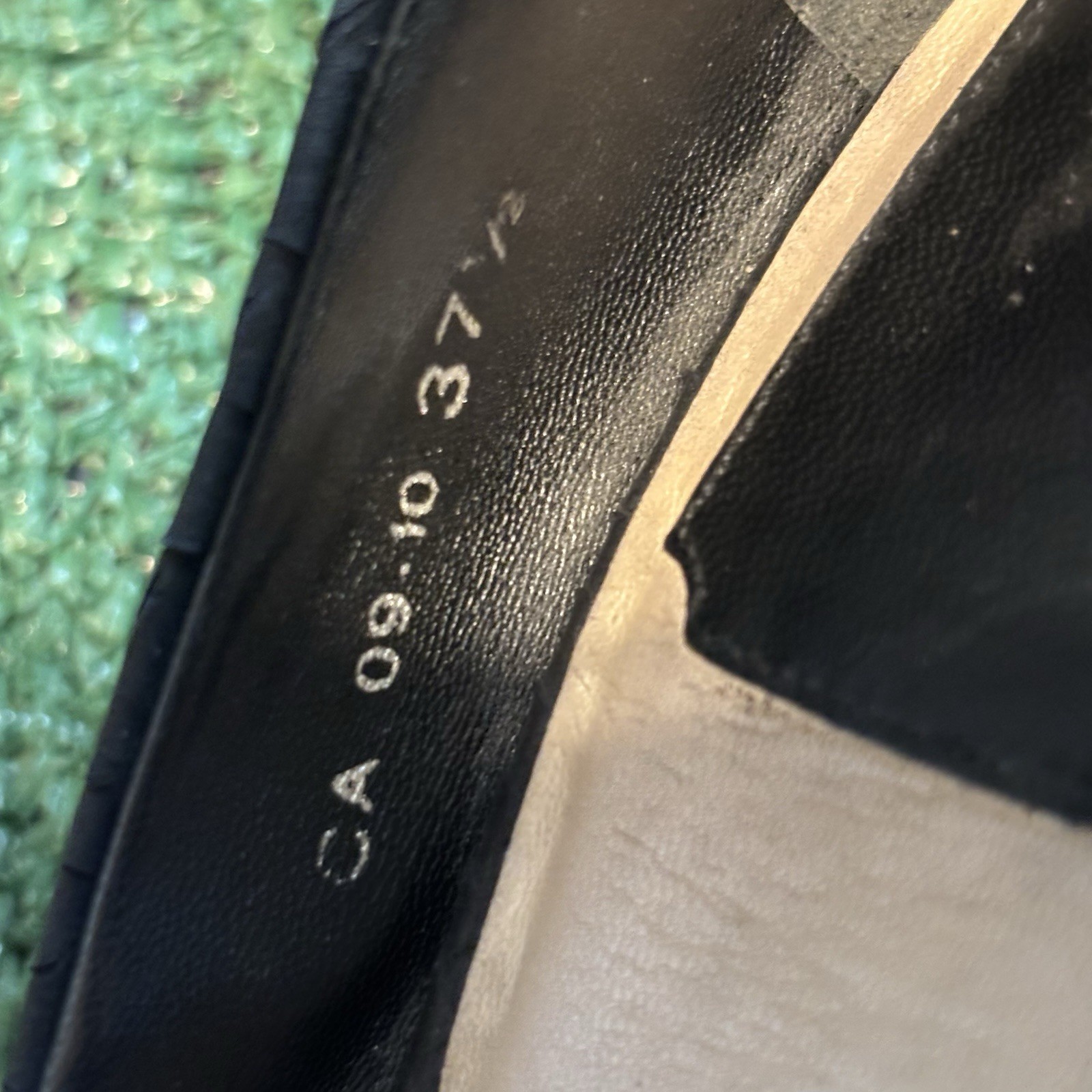 Christian Dior Snakeskin Black Python Embossed St… - image 2