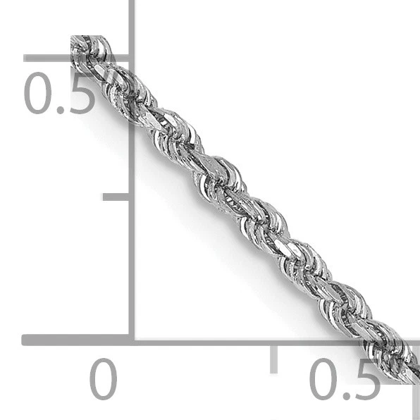 Cuerda de oro 14K 9 pulgadas 1,75 mm corte diamante con broche de langosta tobillera 014W Foto 4 de 4