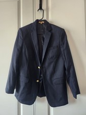 Class Club Blazer Boys 16 Wool Blend Gold Button Lined Sport Coat Jacket