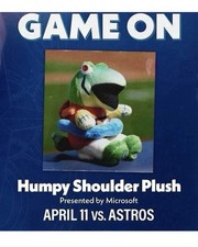 2026 Humpy Shoulder Plush Seattle Mariners 4/11 Game Exclusive Ready To Ship 🔥
