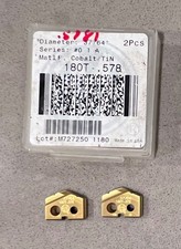  2 NEW AMEC SPADE DRILL INSERT BIT 180T .578 Cobalt TiN