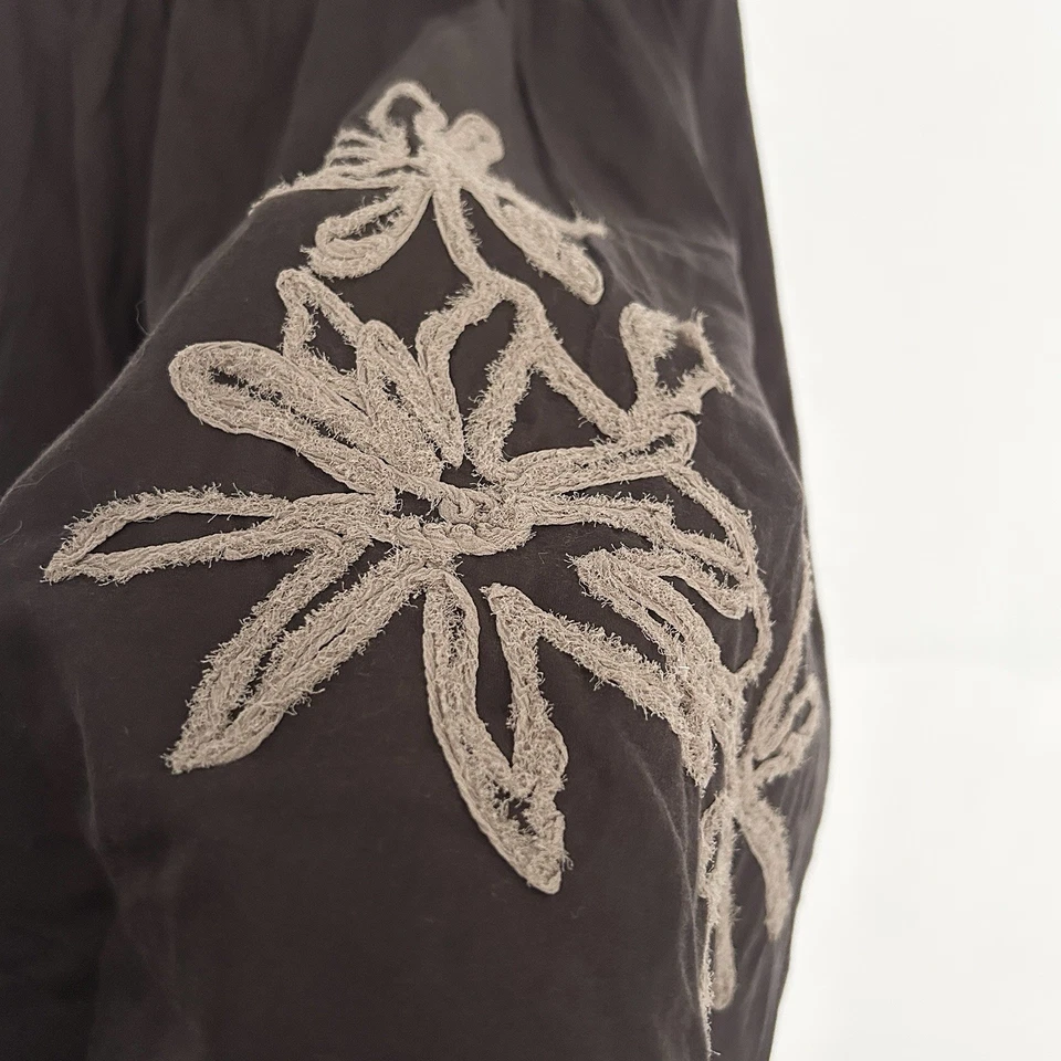 Ripe Limited Womens Chocolate Brown Maternity Midi Skirt Small Boho Cottagecore - Image 3 of 4