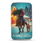 1 oz Cowboy Christmas Homecoming Silver Bar (Color)