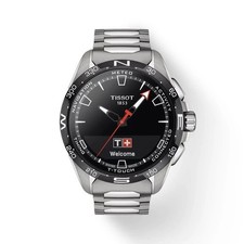 Tissot T-Touch Connect Solar Black Dial Mens ...
