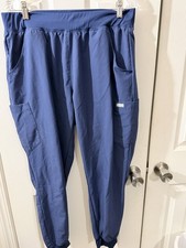 Maevn Navy Blue Scrub Pants Joggers Size Large