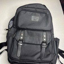 HFSX Zaino Nero Antifurto Zaino per Laptop Uomo Donna