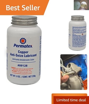 8 oz Copper Anti-Seize Lubricant - Supports Electrical Conductivity & Protection