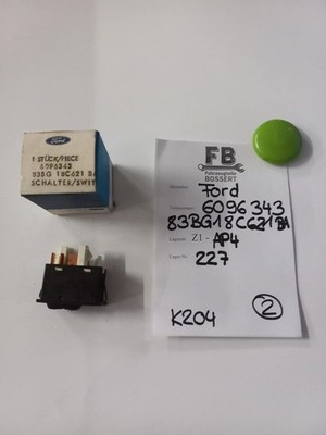 K204 Ford Sierra 1 MK1 Schalter Heckscheibenheizung Heizung Heckscheibe 6096343