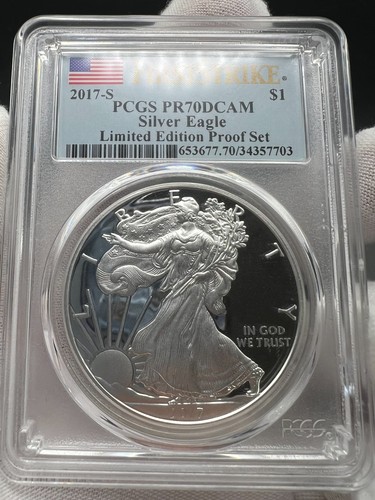 2017 s silver eagle PCGS PR 70 DCAM Limited Edition silver proof set | eBay