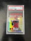 Shohei Ohtani 2021 Topps Chrome 1986 Topps Baseball Angels Dodgers PSA 9