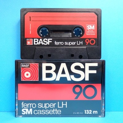   1x BASF Ferro Super LH SM 90 * Type 1 * Tape Cassette Kassette кассета * 1977