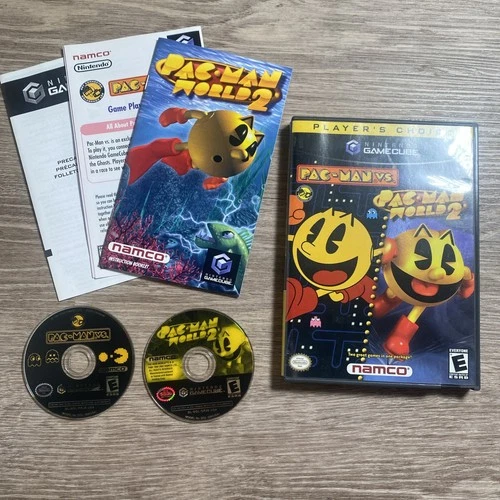 Pac-Man vs./Pac-Man World 2 - Nintendo GameCube - Authentic, Working CIB