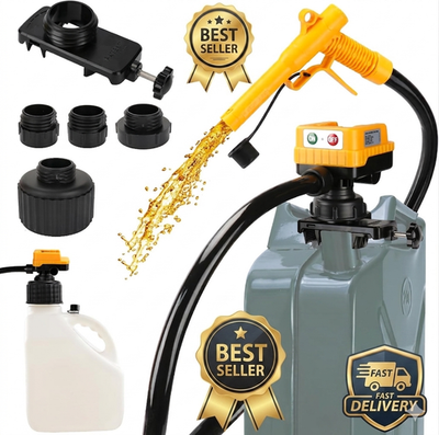 #ad 4.5 GPM Cordless Fuel Transfer Pump with 51#x27;#x27; PVC Hose Compatible with Dewalt 2 $94.99