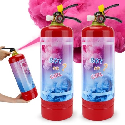 Giant Gender Reveal Fire Extinguisher 2 Packs, Gender Reveal Ideas, Baby Girl...