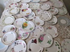 JOB LOT 20 MISMATCH CHINA 6.5" TEA PLATES IDEAL FOR  PARTIES/WEDDINGS/TEAROOM