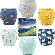 Upairy Potty Training Pants Cotton Absorbent Training Underwear for Toddler Boy