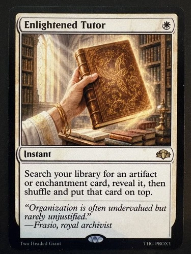 MTG Enlightened Tutor Playtest - product listing photo
