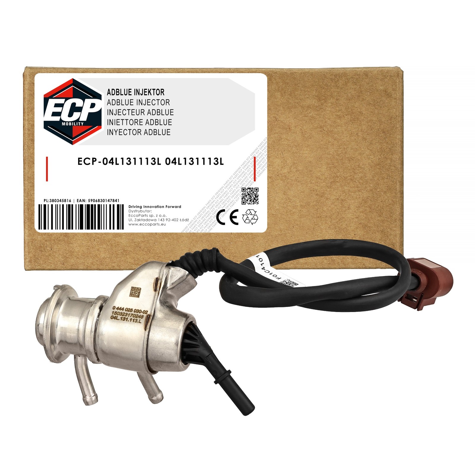 Injecteur AdBlue 04L131113L pour VW Passat B8 et Caddy IV 2.0 TDI