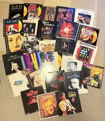 LaserDisc / CD Video  Sammlung Musik  60 Stück