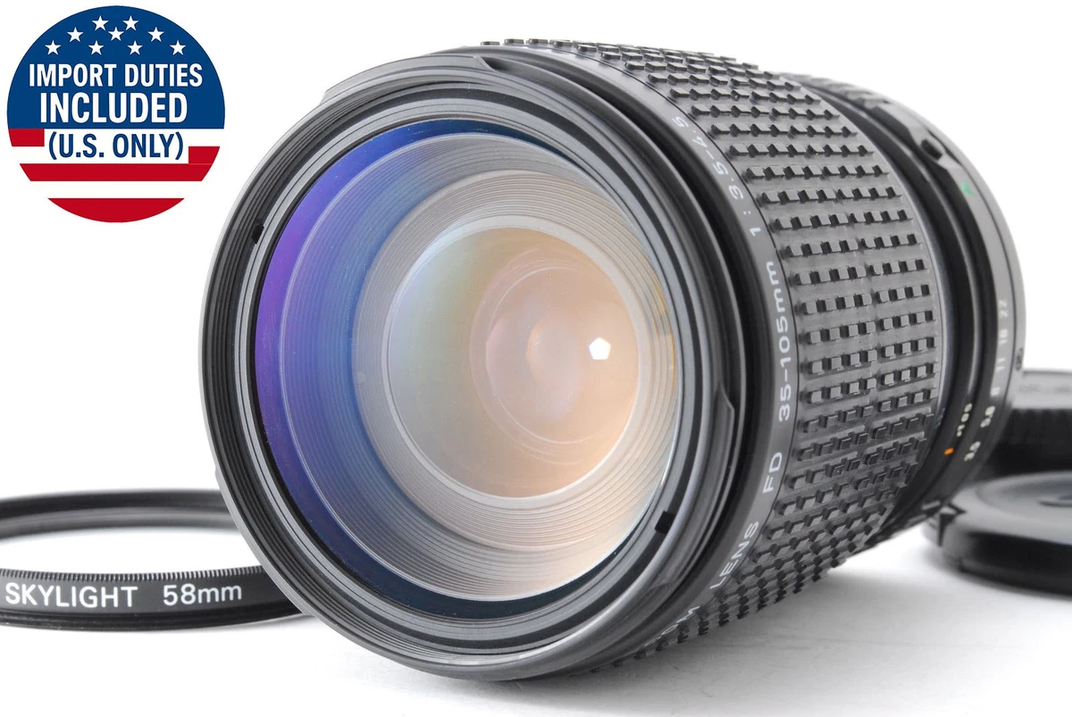 Canon FD f/3.5 Camera Lenses 35-105mm Focal for sale - eBay