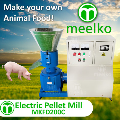 PELLET MILL 7.5kw ELECTRIC ENGINE 5MM DIE (Pork) - MKFD200C