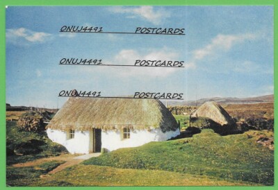 Ein Crofter's Cottage, Isle of Skye, Schottland. Karte ist unbespielt