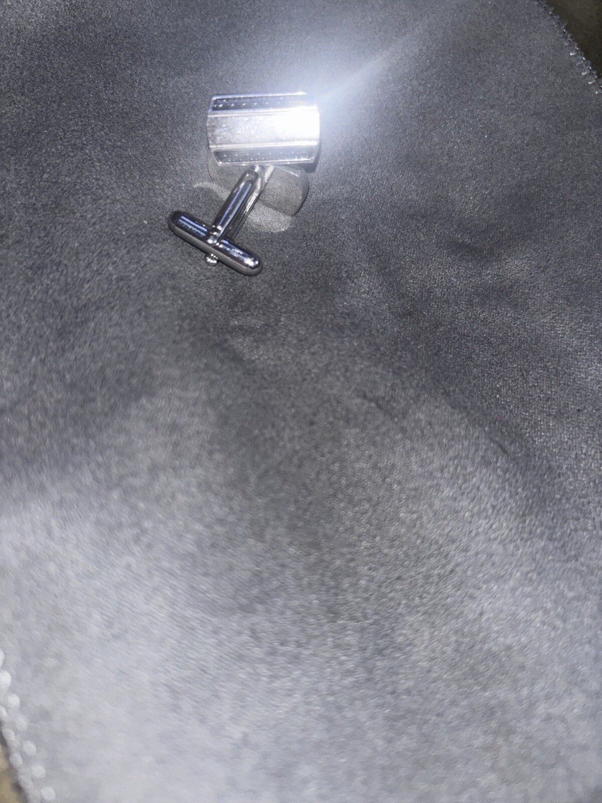 Cufflinks Blue Rectangle - image 2