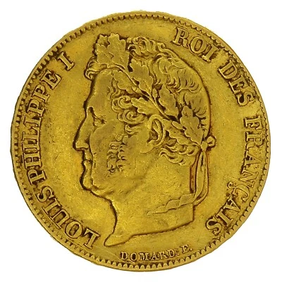 20 Francs Louis Philippe Ier Or 1840 Paris (A) P16376 - Photo 1/2