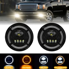 Led Fog Lights Lamps Drl For 2007-2013 Gmc Sierra 1500 2007-2014 2500hd 3500hd