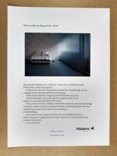 Pubblicità Hastens Vividus Bed 2007 stampa d'epoca