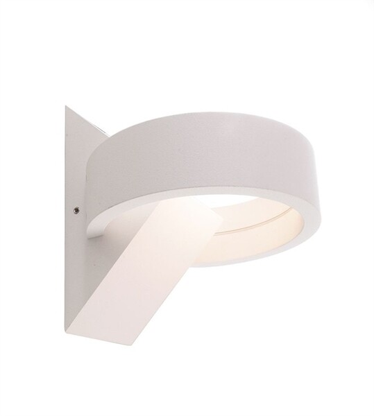 Applique LED 7W Interni 3000K | Lampada Parete Bianca Doppio Fascio