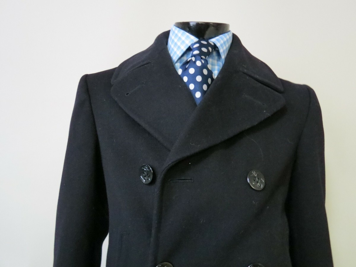 ジャケット・アウター GRAPHPAER Wool Kersey Pea Coat ジャケット・アウター GRAPHPAER Wool Kersey Pea Coat Kersey Peacoat