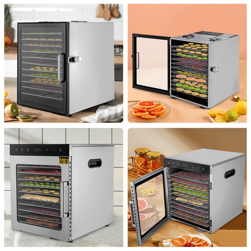 10Tray Edelstahl Dörrautomat Dörrer Dörrgerät Dehydrator