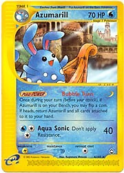 Pokemon Aquapolis   4/147 Azumarill Card