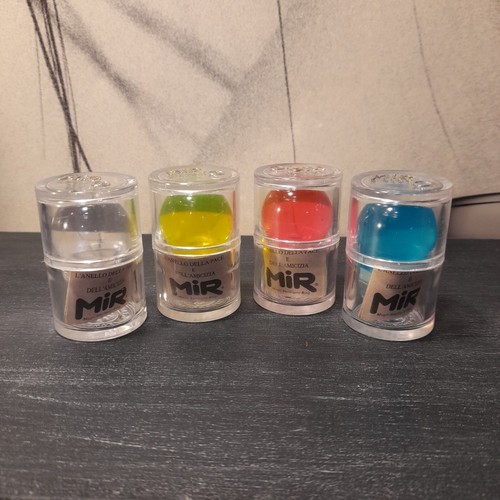 Set 4 Anelli Mir - Carlo Pagani - Giallo fluo', Rosa, Azzurro e Trasparente - Foto 2 di 10