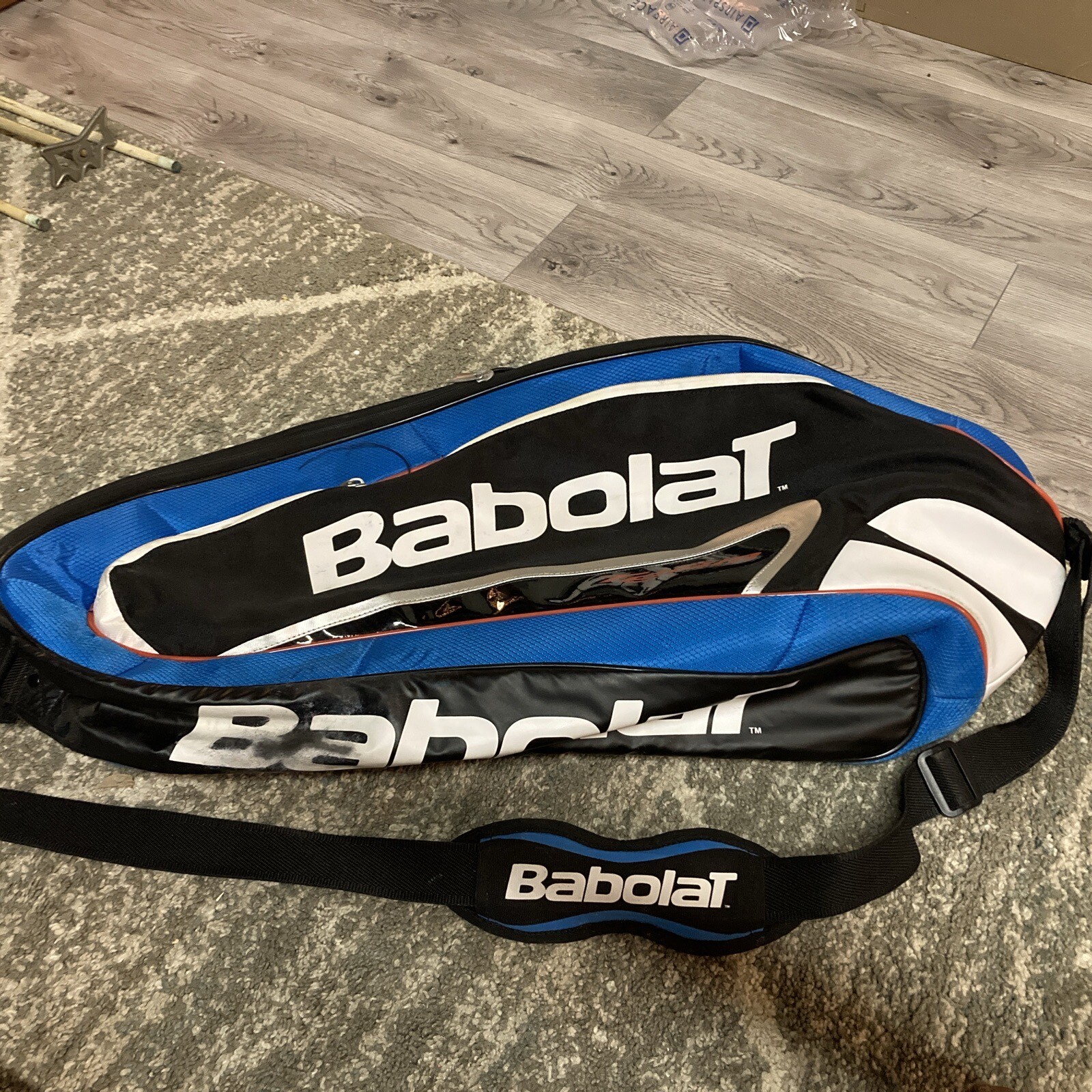 Babolat Team Tennis Bag Case 3 Pack Racket Racquets Shoulder Strapped Bag eBay