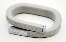 NEW Jawbone UP Wristband LARGE v2 LIGHT GREY Fitness Diet Tracking Bracelet gray