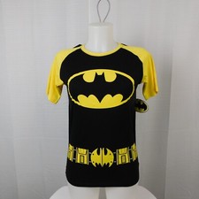DC Comics Batman Batgirl Halloween Costume Babydoll T-Shirt  Cape Adult Medium