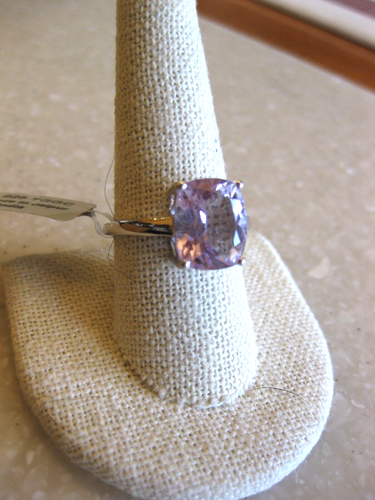TGGC Sterling Pink Amethyst Ring / 5 Carats / NWT / Size 10 / 1 of 498 pcs - Picture 3 of 12