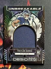 2022 Panini Obsidian Football Treylon Burks RC Unbreakable 106/125 Titans