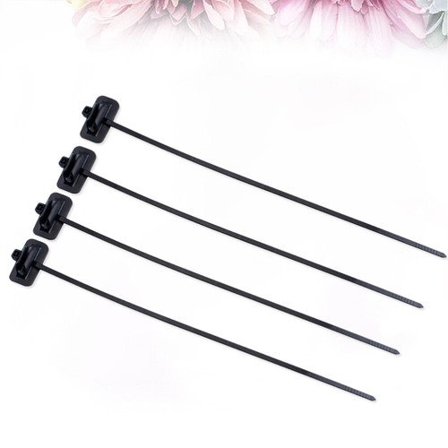 10PCS Vélo Câble Pinces Plastique Bicyclette Frein Rotation S-HOOK