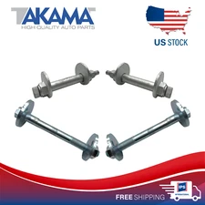 4 pcs Front+Rear Lower Toe Adjustment Camber Bolt for TACOMA, 4RUNNER, FJCRUISER